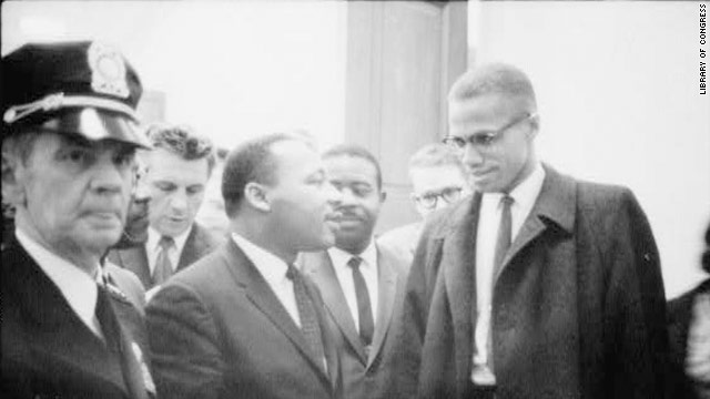 Malcolm X dan Martin Luther King Jr.