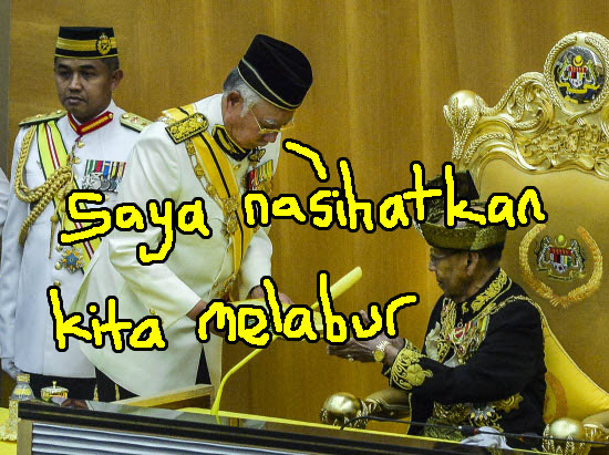 Najib and king