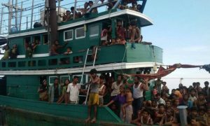 Keadaan pelarian Rohingya. Imej dari The Rakyat Post