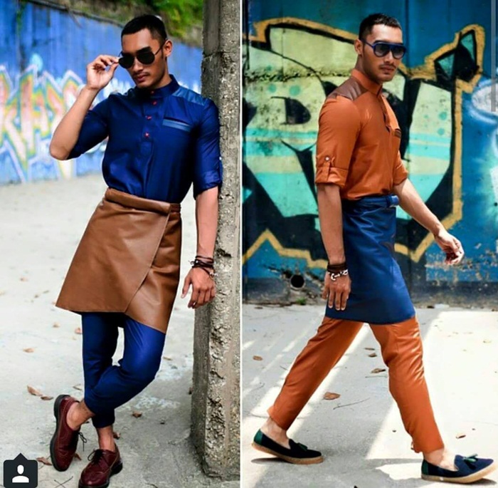 Baju Melayu hipster. Imej dari adarain.