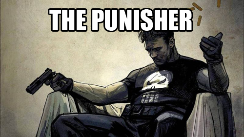 The Punisher versi Marvel. Serupa tak dengan Presiden Filipina nih?