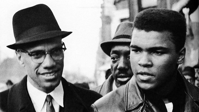 Malcolm dengan BFF dia, Muhammad Ali.