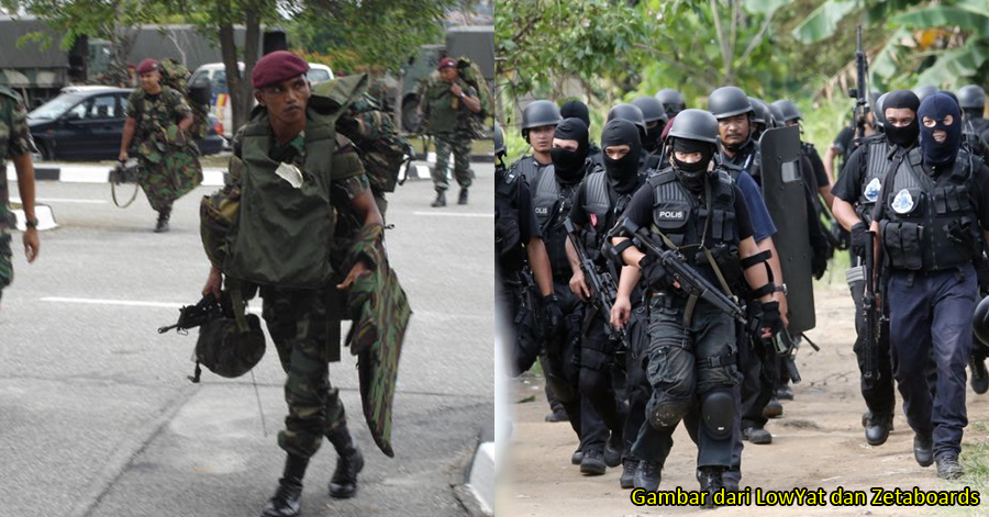 5 pasukan khas polis dan tentera Malaysia yang bukan 