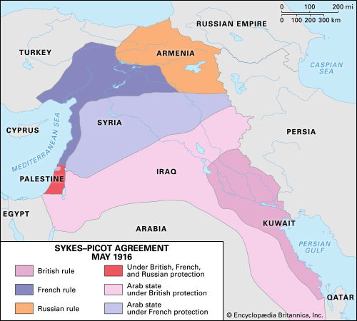 Perjanjian Sykes-Picot yang tak mengambil kira sentimen budaya dan kaum telah menyebabkan banyak perkelahian sehingga ke hari ini.