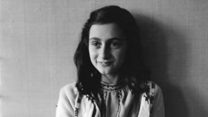 Anne Frank. Imej dari Haaretz.