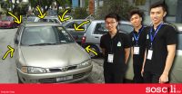 Tiga pelajar UTM ni cipta apps untuk elak double parking