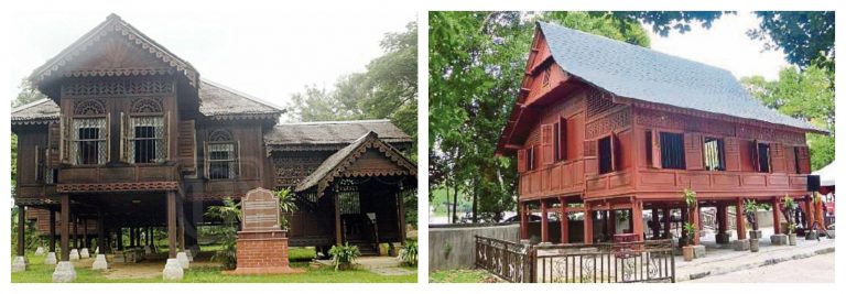 Tradisi Angkat Rumah Rumah seberat 6 tan ni dipindahkan hanya menggunakan buluh dan tangan manusia