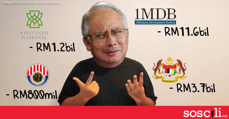 Berapa sebenarnya jumlah duit rakyat yang DIDAKWA diambil Najib 