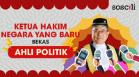 [INFOGRAFIK] Ketua hakim negara yang baru bekas ahli politik